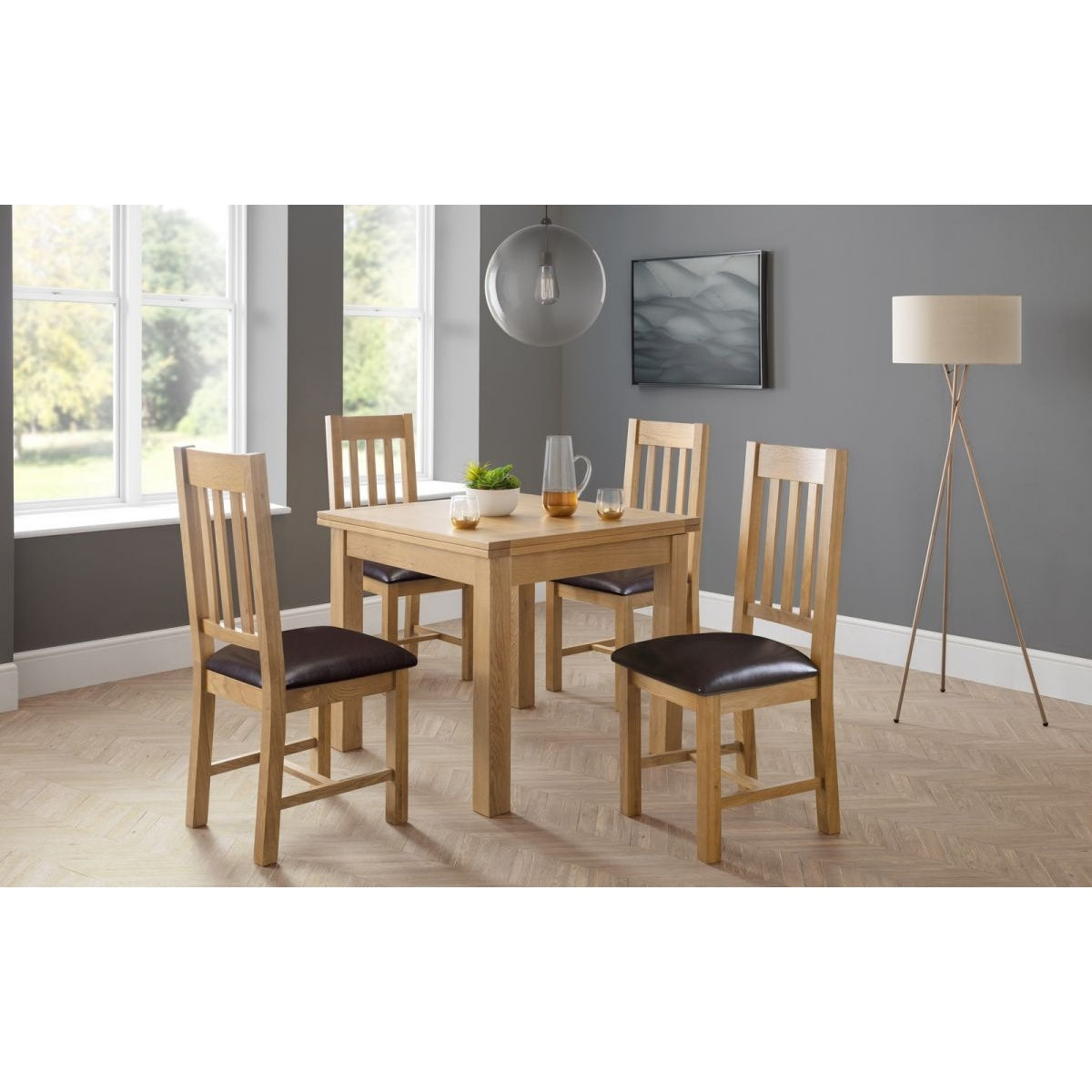 Astoria Flip-Top Dining Table & 4 Astoria Chairs