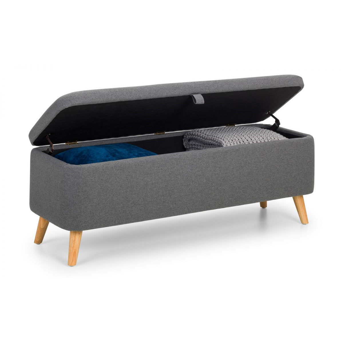 Astrid Blanket Box - Grey