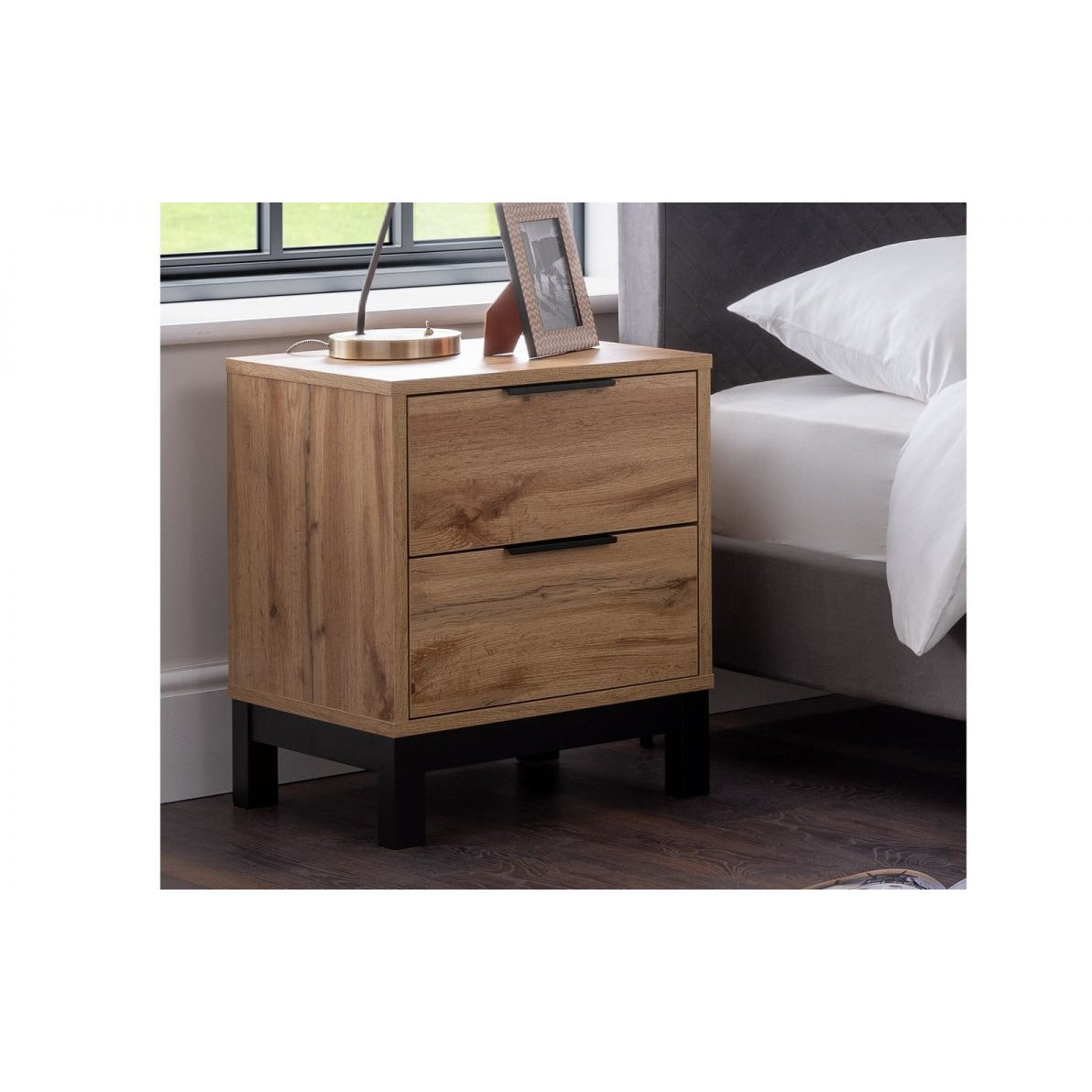 Bali 2 Drawer Bedside