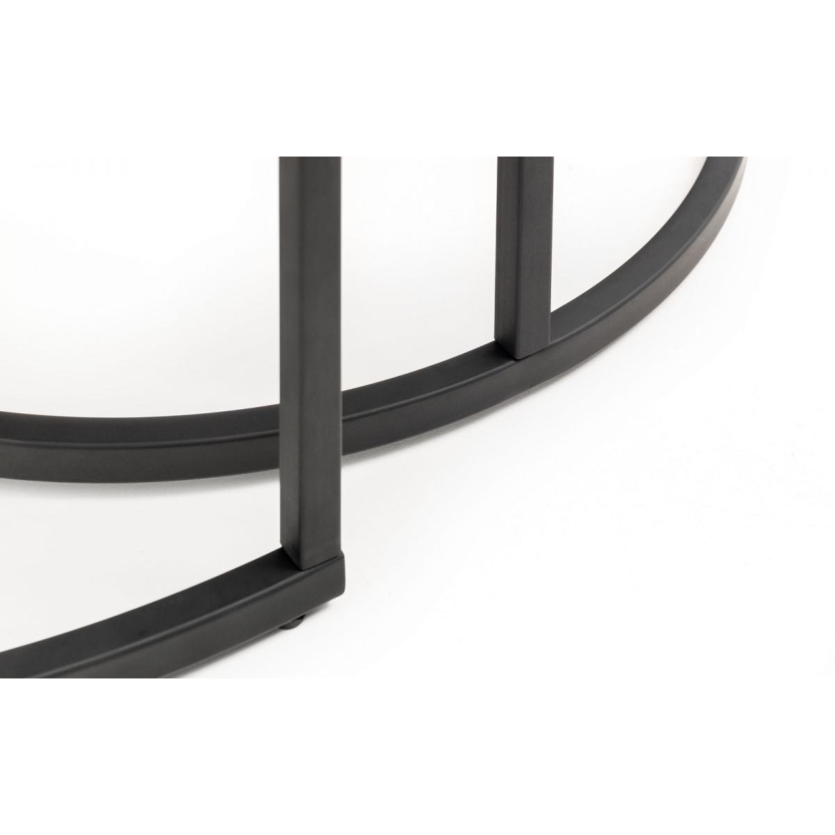 Bellini Round Nesting Coffee Table - Walnut