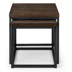 Brooklyn Nesting Lamp Tables - Dark Oak