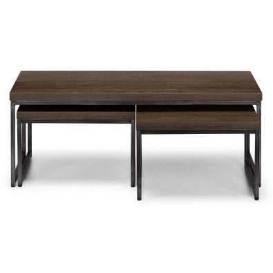 Brooklyn Nesting Coffee Tables - Dark Oak