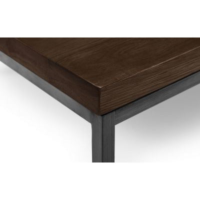 Brooklyn Square Coffee Table - Dark Oak