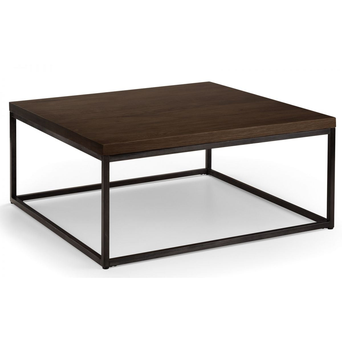 Brooklyn Square Coffee Table - Dark Oak
