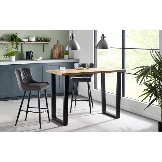 Brooklyn Bar Table - Dark Oak