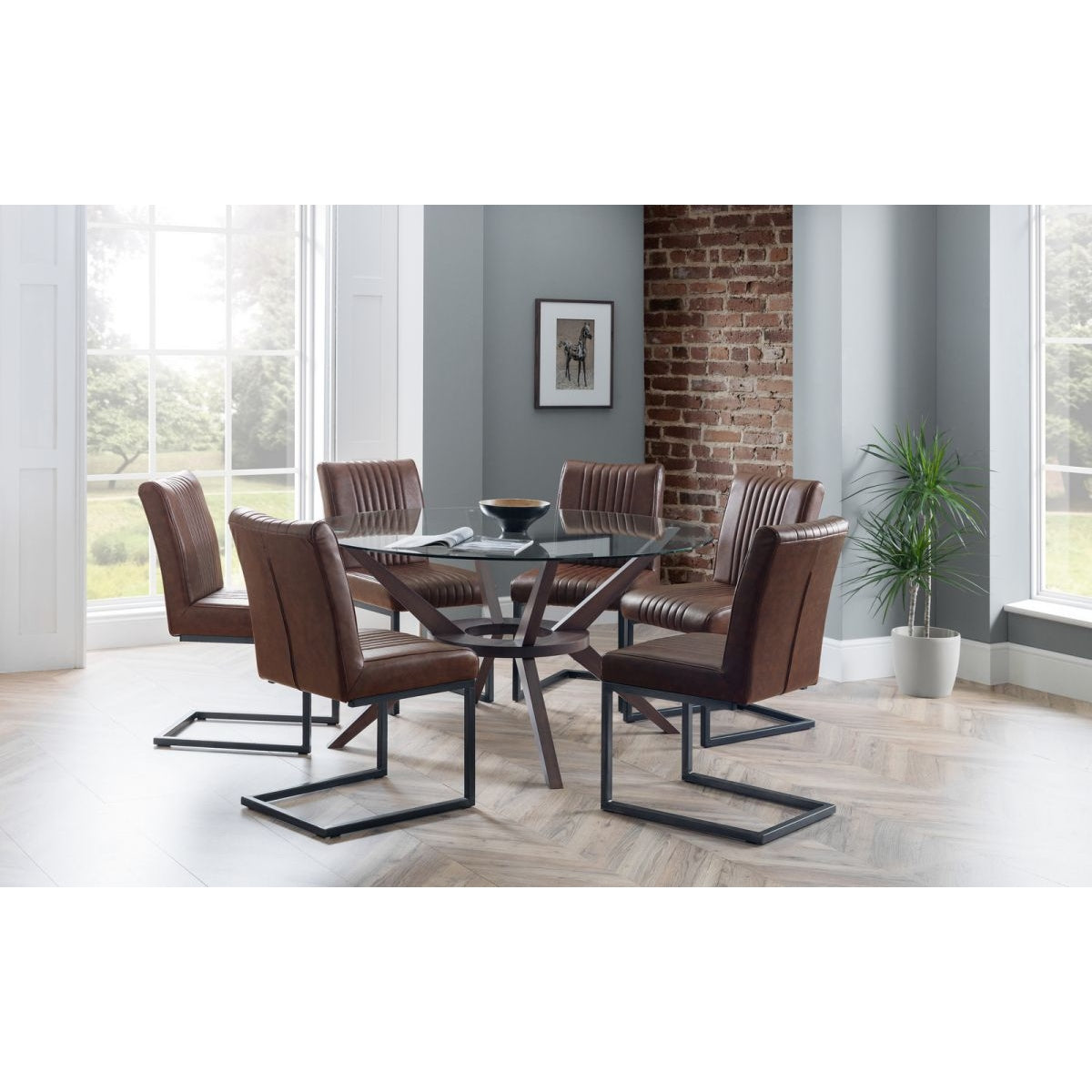 Chelsea Large & Brooklyn Dining Set (6 Chairs)