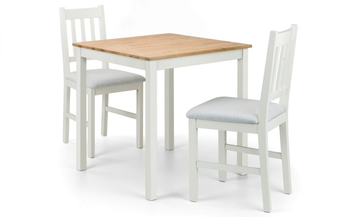 Coxmoor Ivory & Oak Square Dining Set