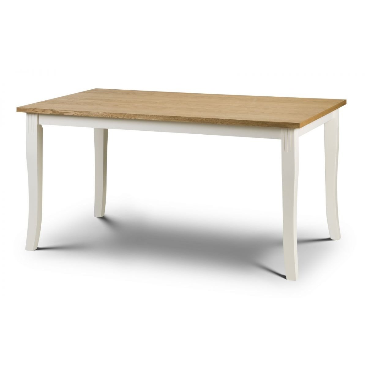 Davenport Dining Table - Oak/White