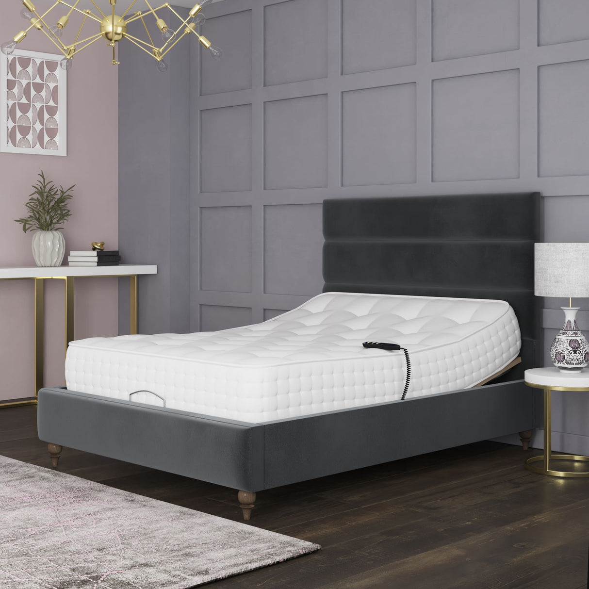 Sara Electric Adjustable Bed Frame Premium Motorised Comfort
