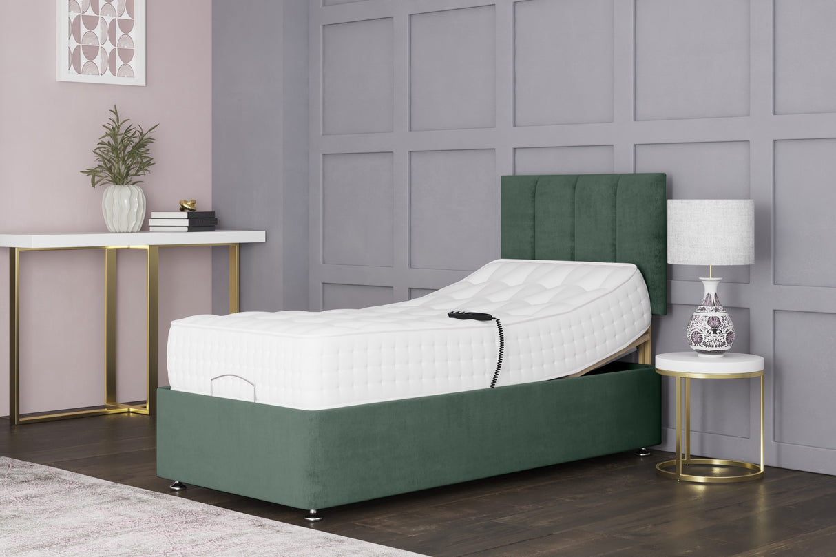 lyon Electric Adjustable Bed Set Fabric Pocket Sprung Mattress