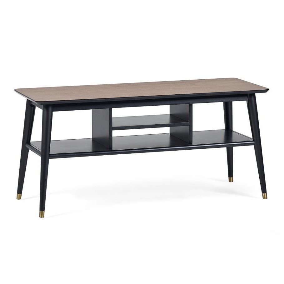 Findlay Media Unit - Walnut & Black