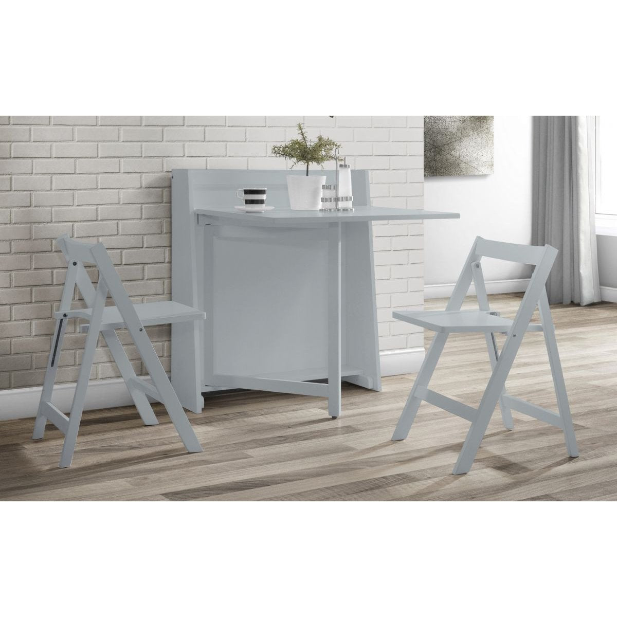 Helsinki Dining Set - Light Grey