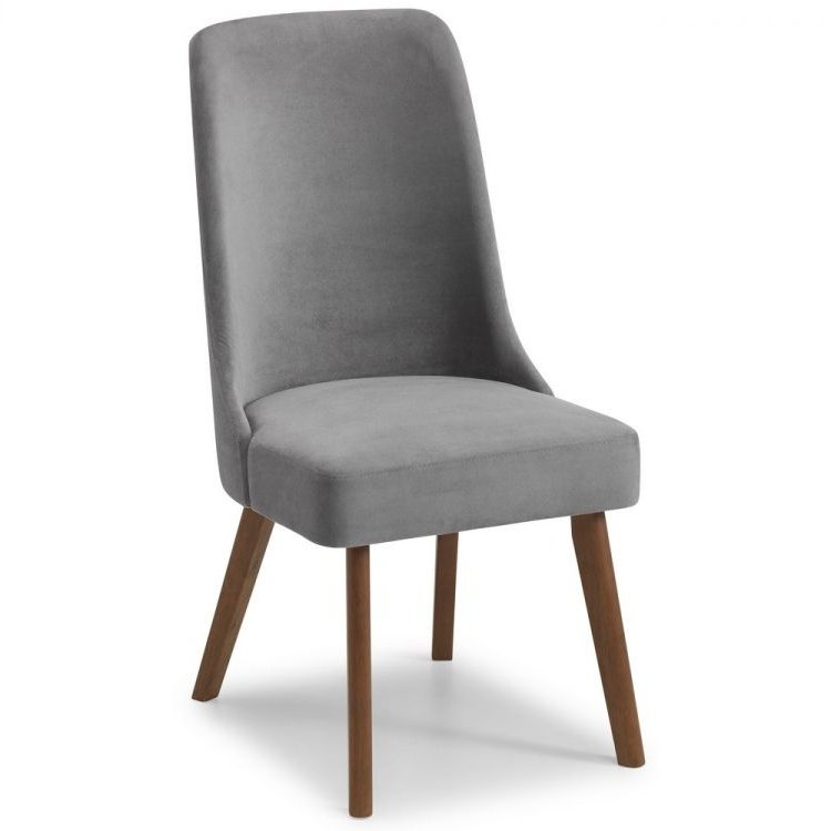 Huxley Chenille Dining Chair - Dusk Grey