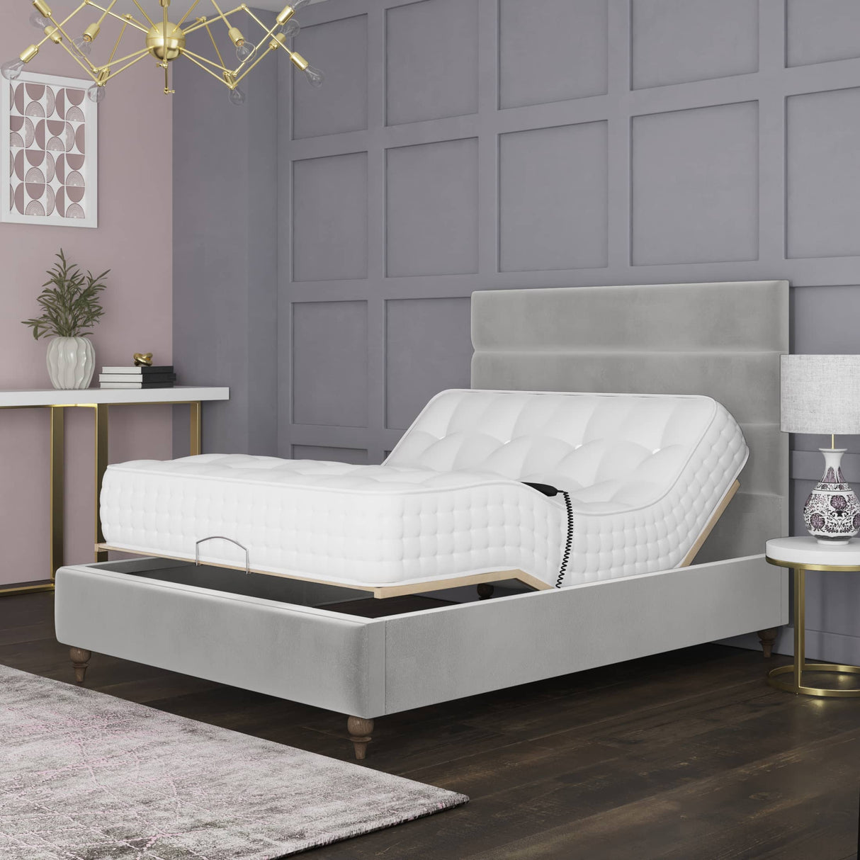 Sara Electric Adjustable Bed Frame Premium Motorised Comfort