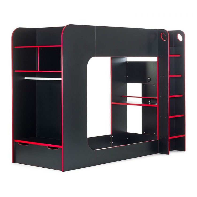 Impact Gaming Bunk - Black/Red