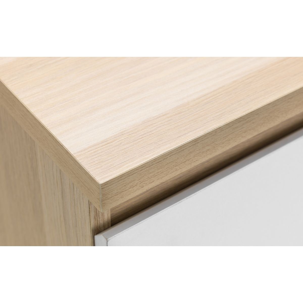 Jupiter 4 Drawer Chest - White/Oak