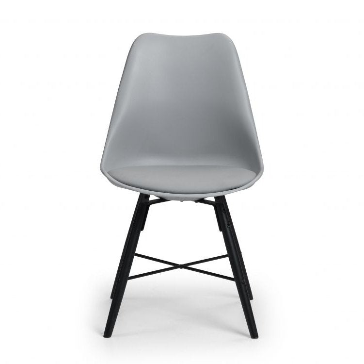 Kari Dining Chair - Grey & Black