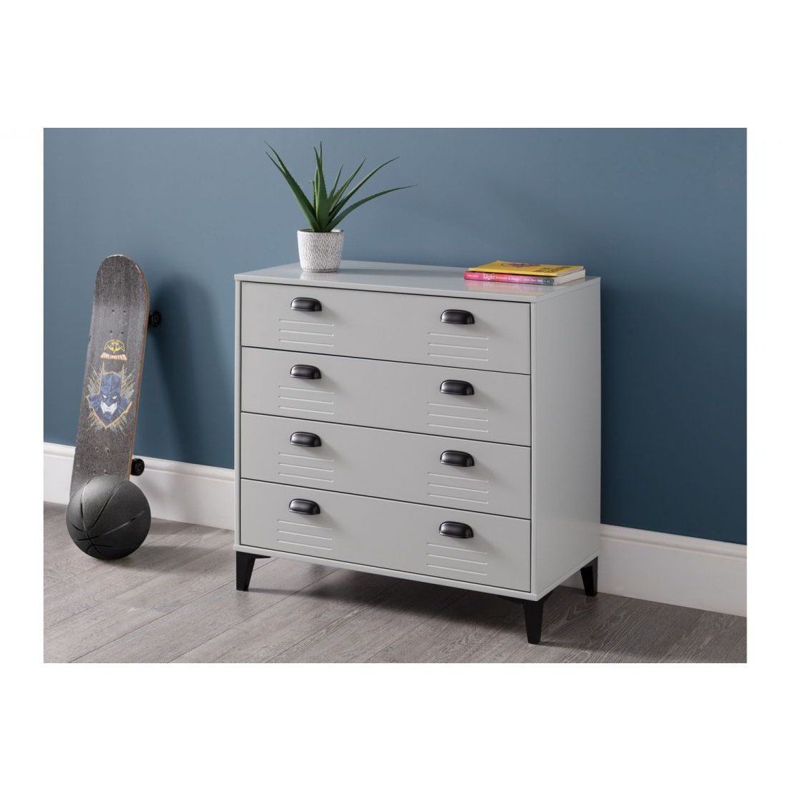 Lakers Locker 4 Drawer Chest