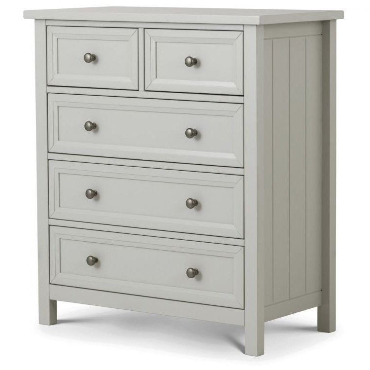 Maine 3+2 Drawer Chest - Dove Grey