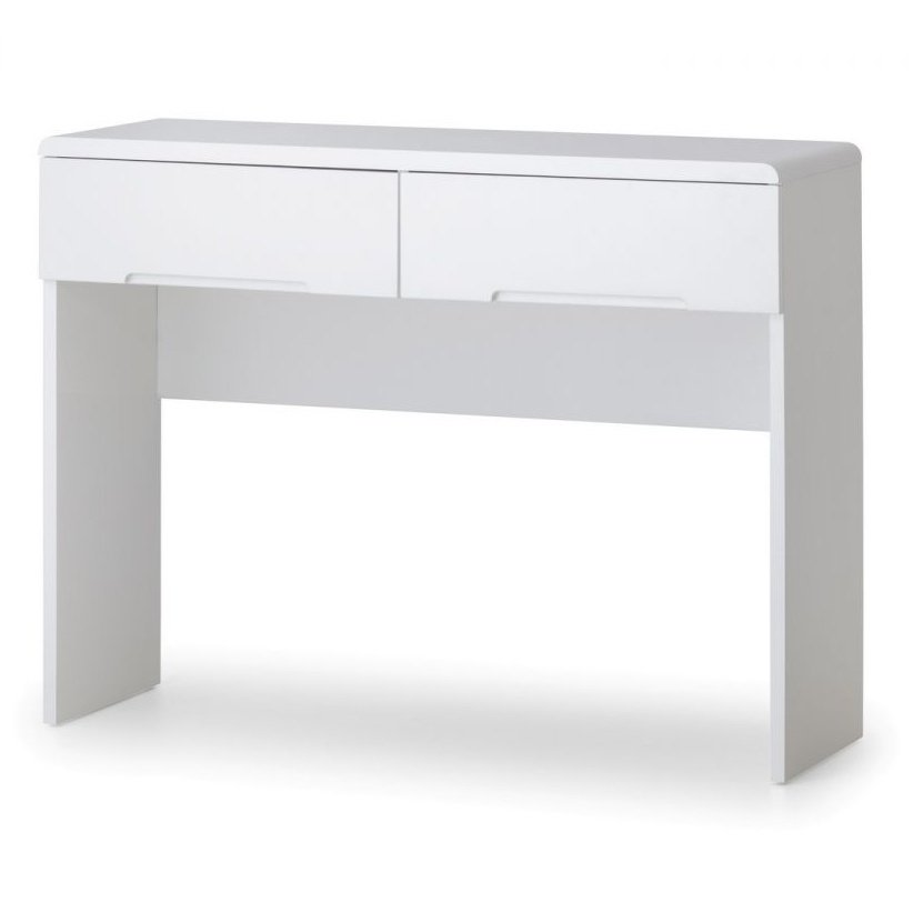 Manhattan Dressing Table with 2 Drawers - White
