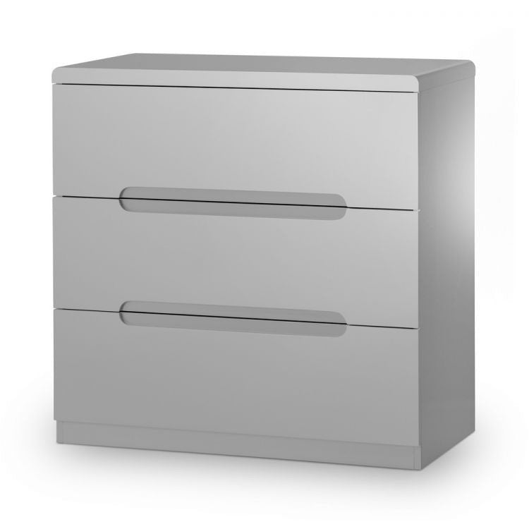 Manhattan 3 Drawer Chest - Grey