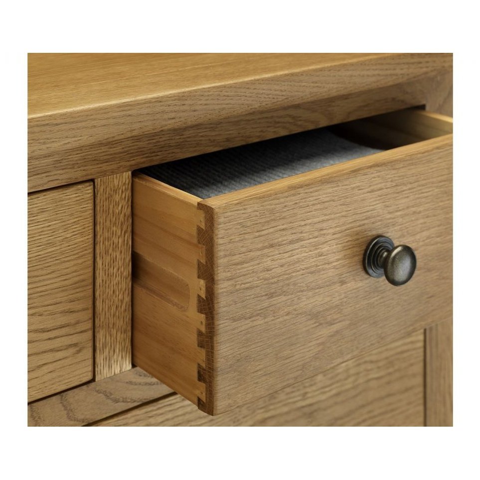 Marlborough Oak 1 Drawer Bedside