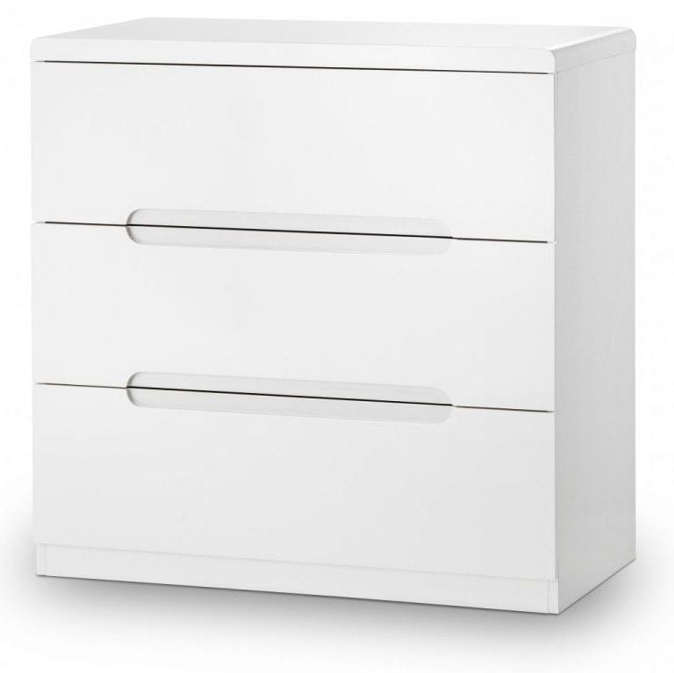 Manhattan 3 Drawer Chest - White