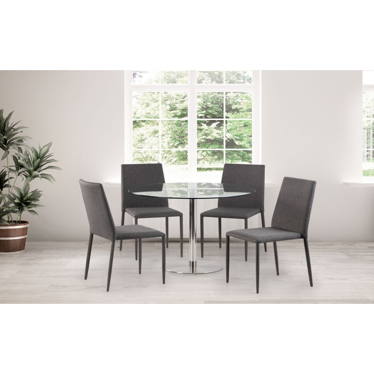 Milan Round Pedestal Table