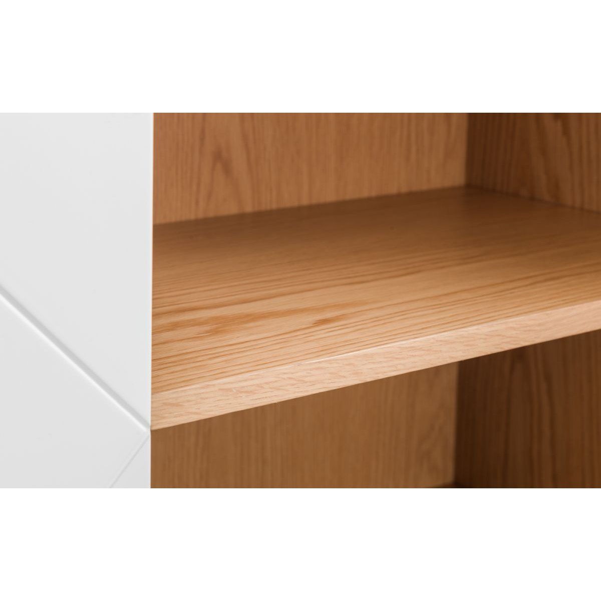 Moritz 4 Door Cabinet - Oak/White