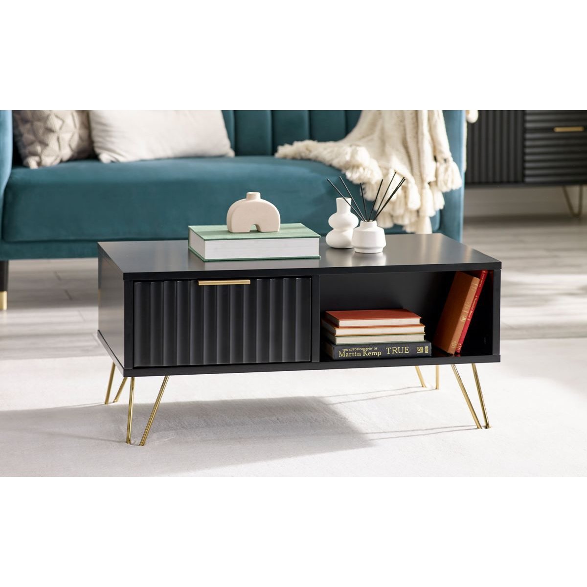 Murano Coffee Table - Matte Black