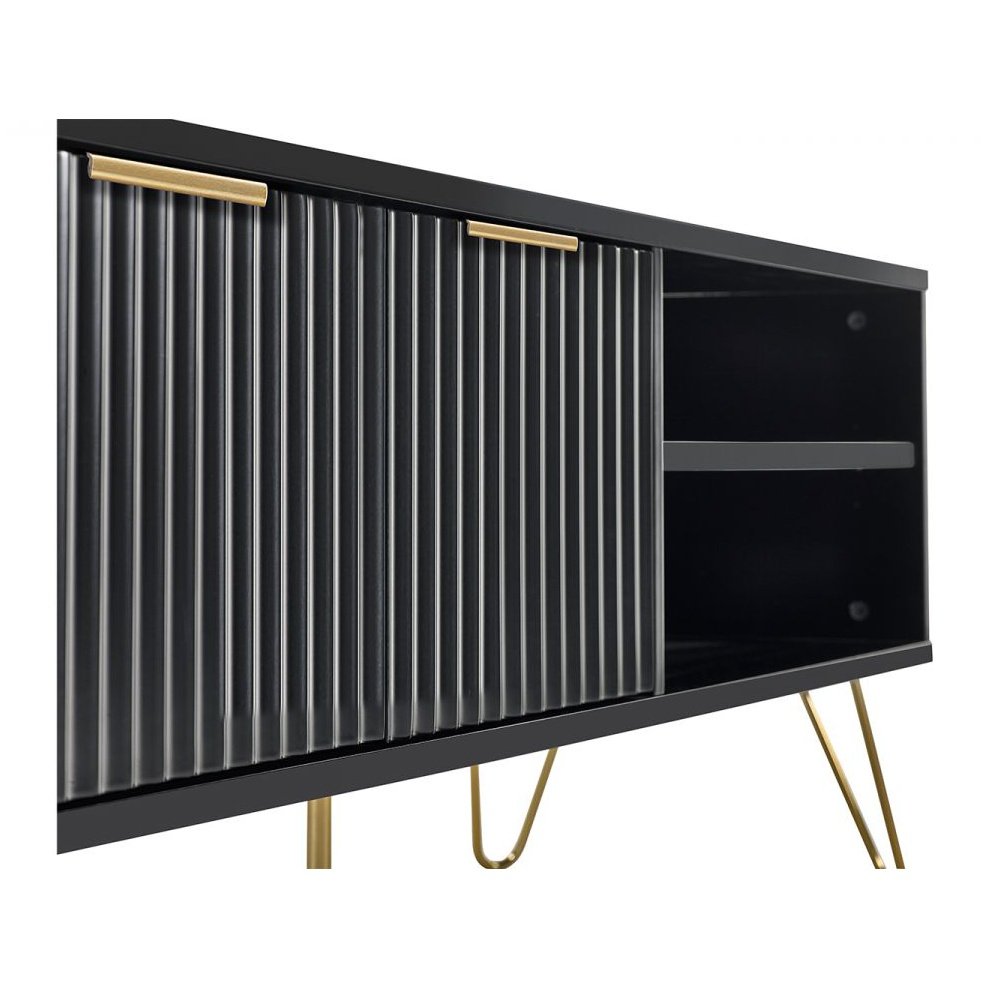 Murano TV Unit - Matte Black