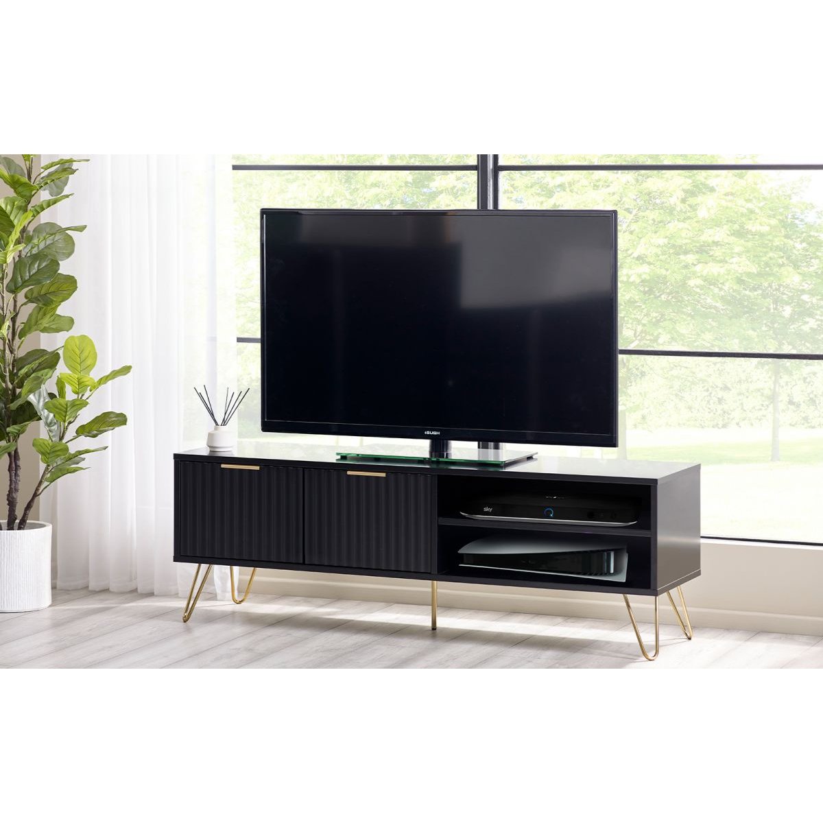 Murano TV Unit - Matte Black