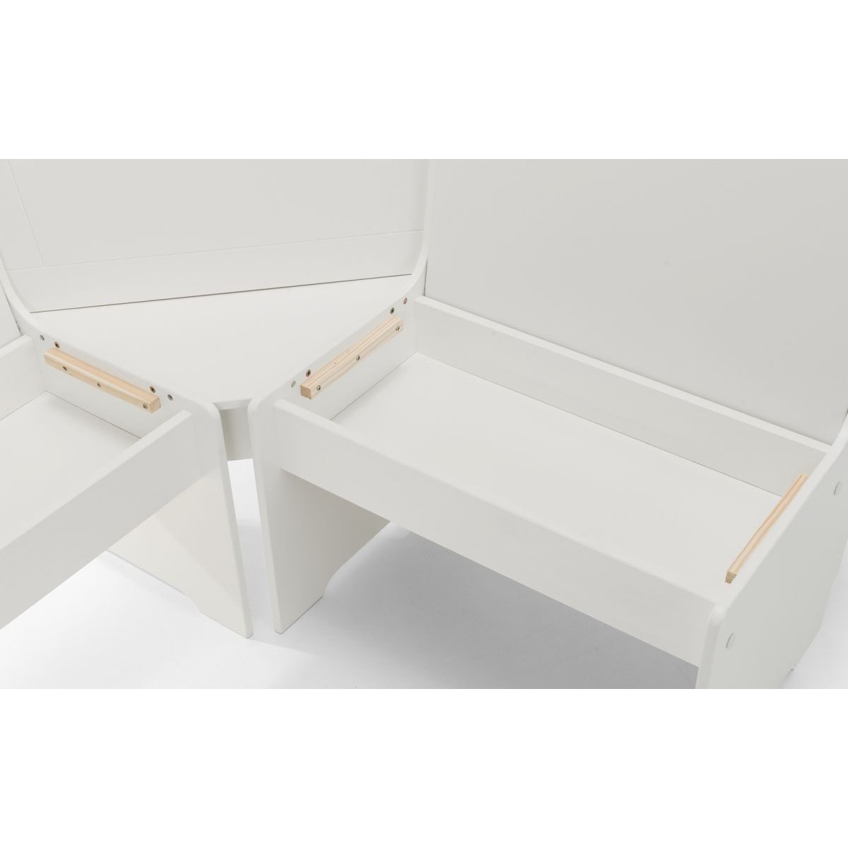 Newport Corner Dining Set - Surf White