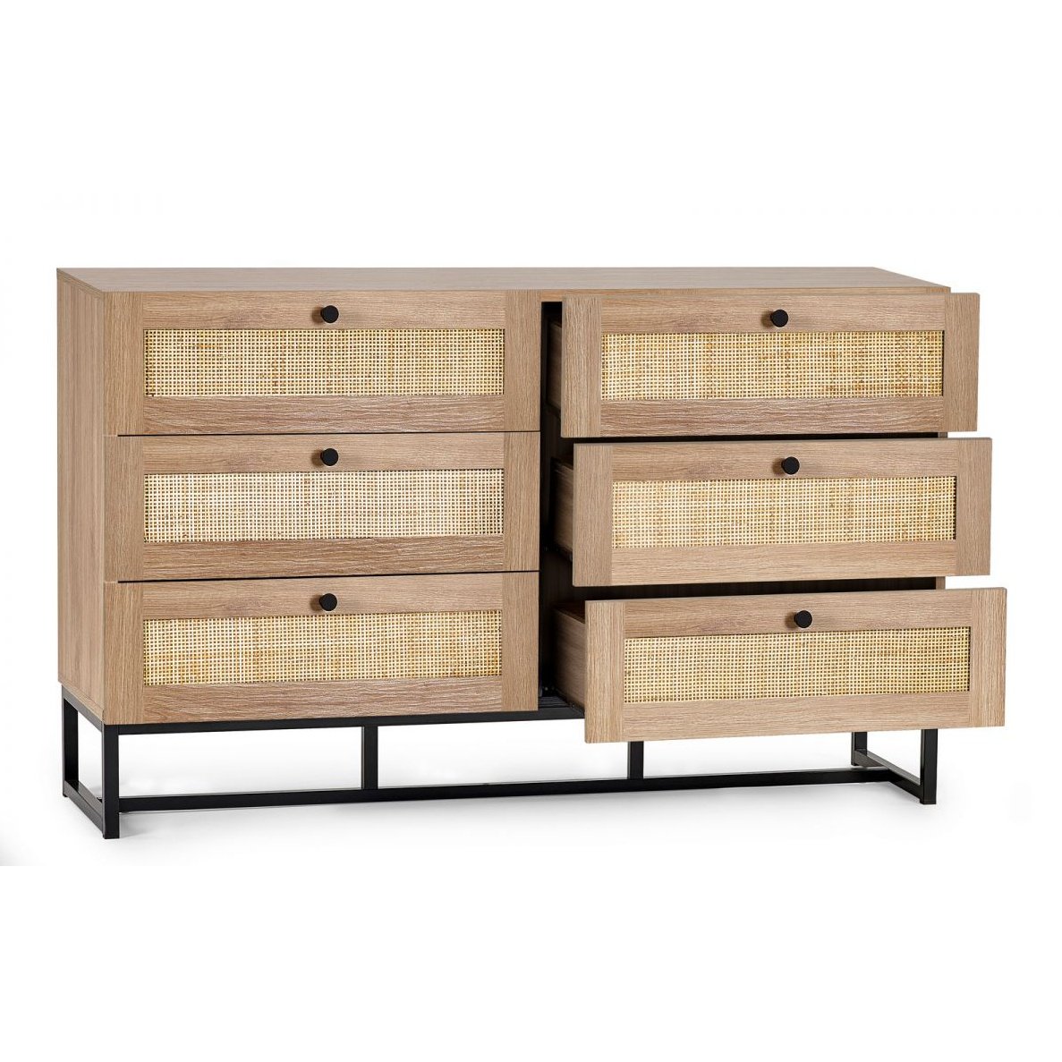 Padstow 6 Drawer Chest - Oak
