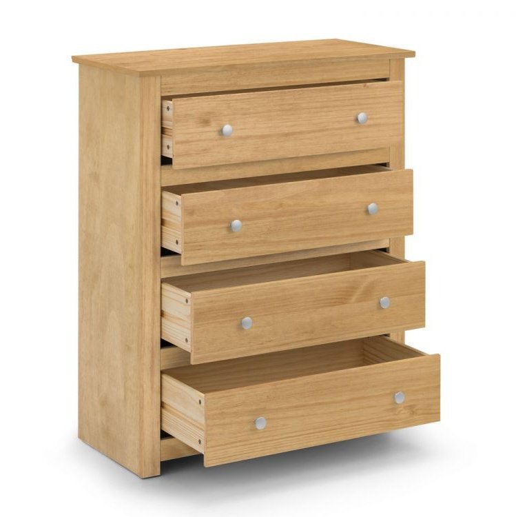 Radley 4 Drawer Chest - Waxed Pine