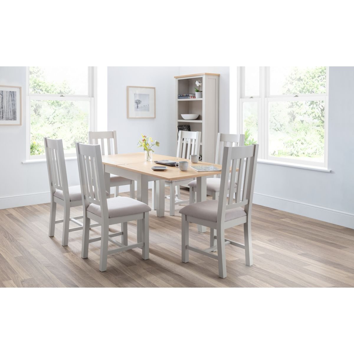 Richmond Flip-top Dining Table - Elephant Grey