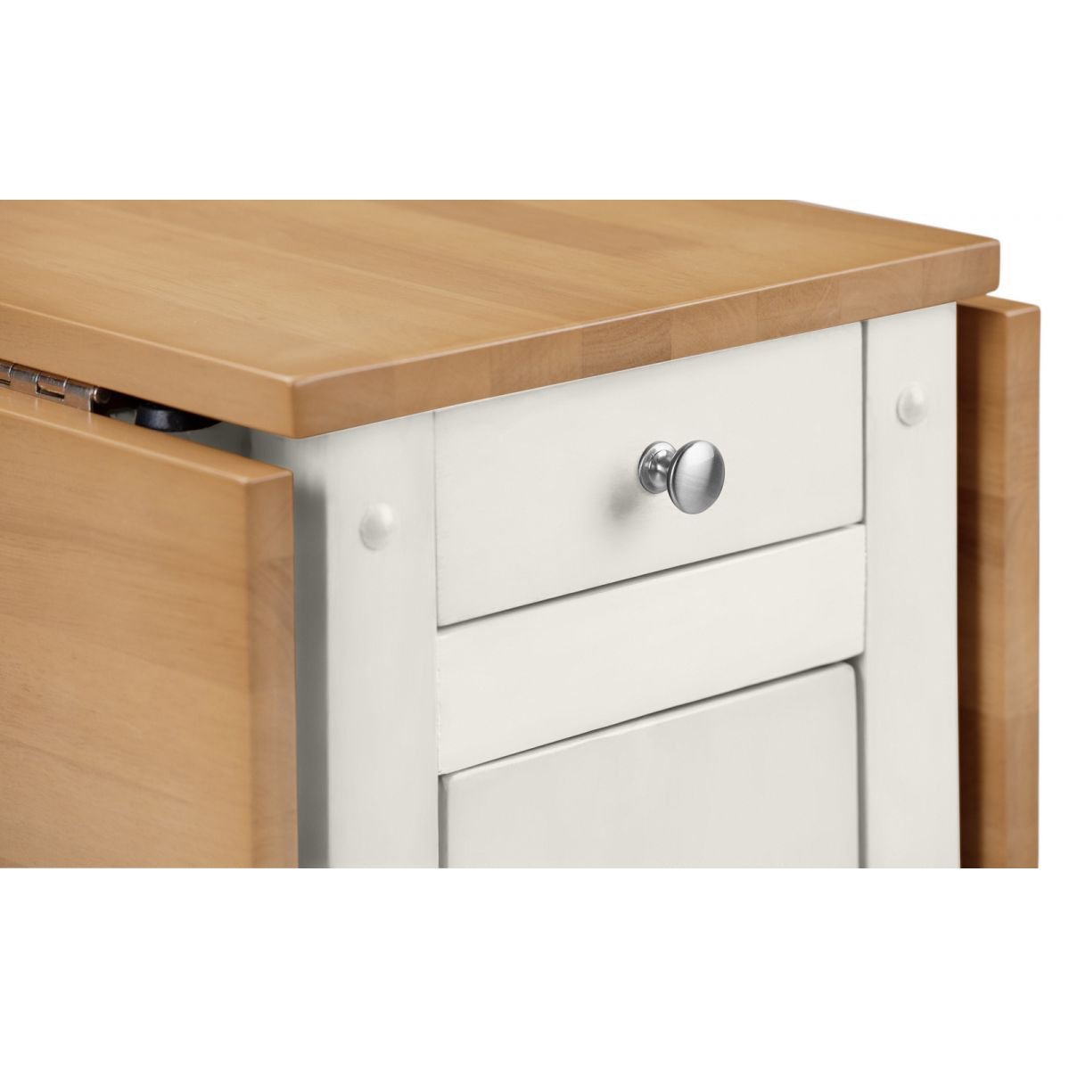 Savoy Dining Set - White / Natural Finish