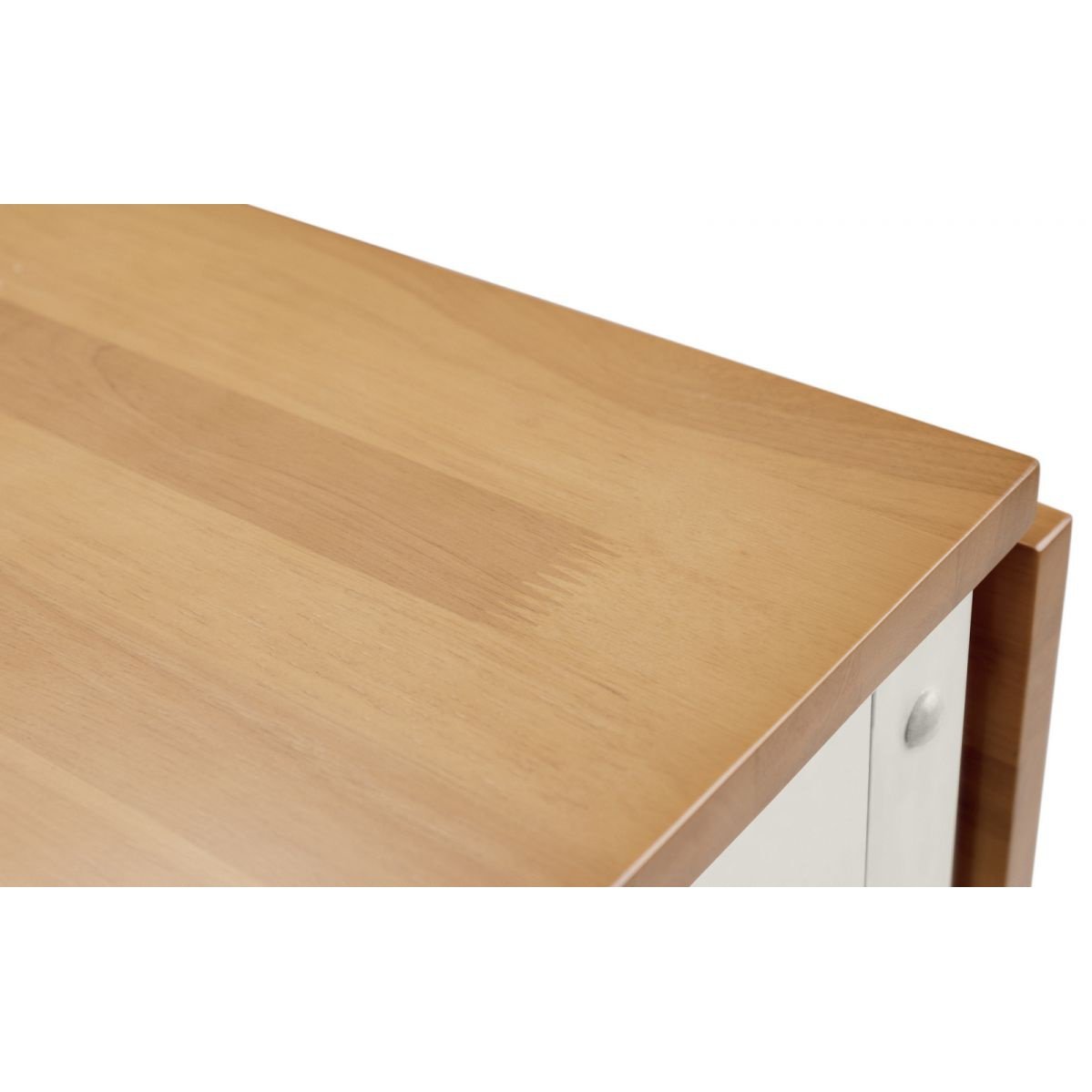 Savoy Dining Set - White / Natural Finish