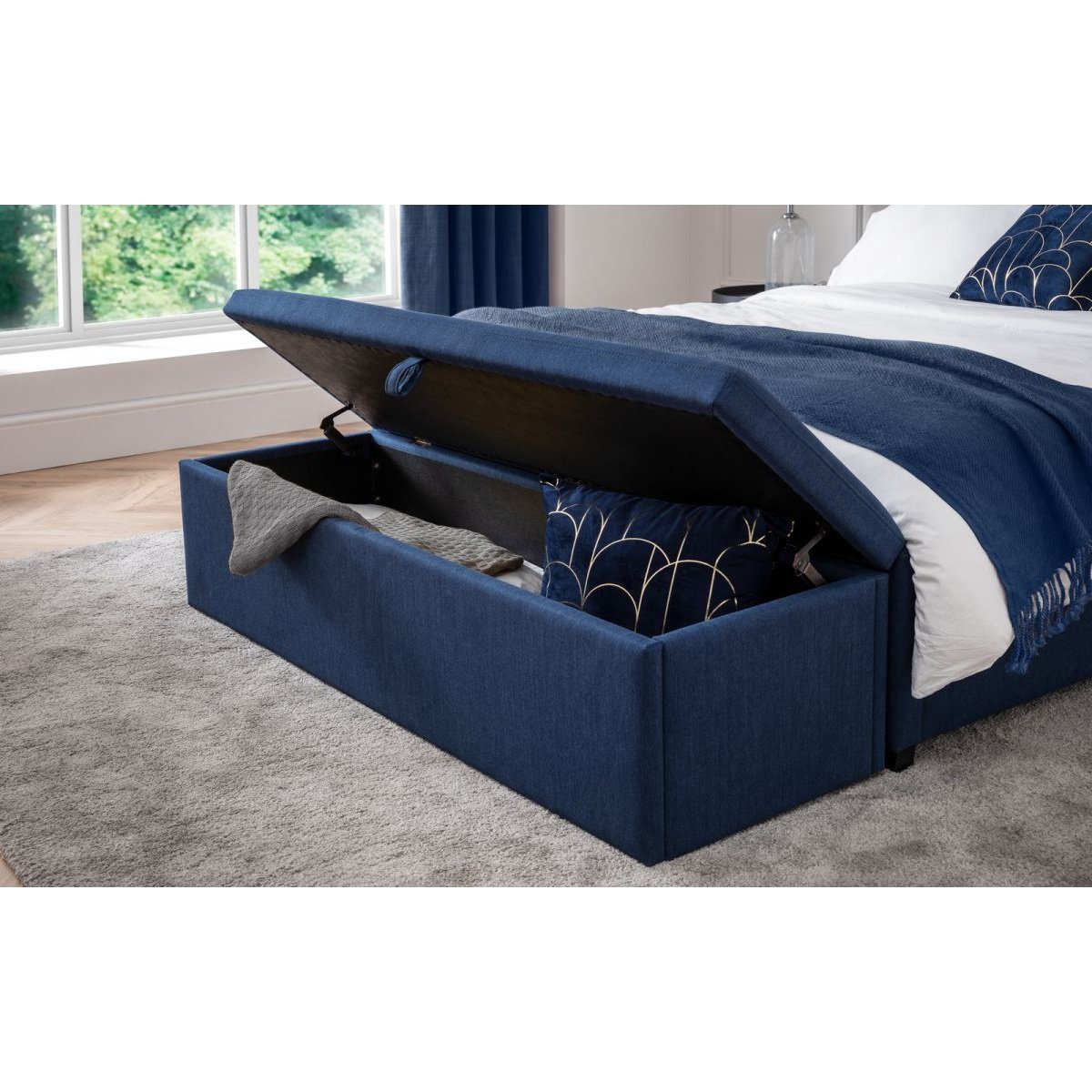 Sorrento Blanket Box - Blue
