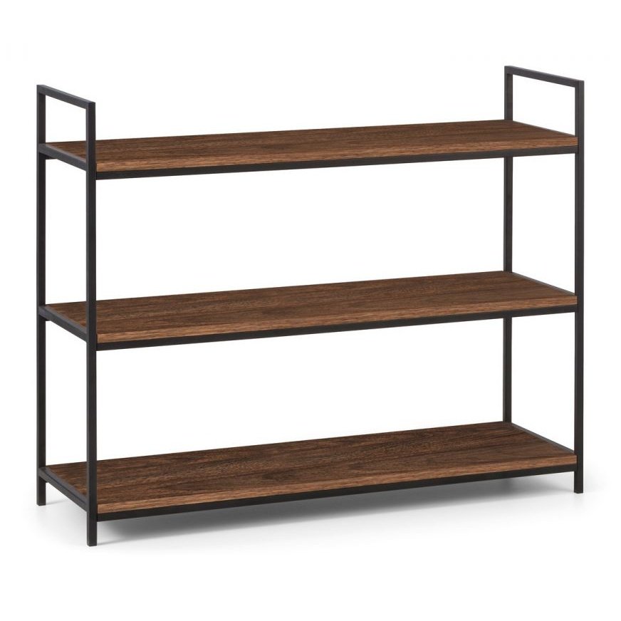 Tribeca Low Bookcase - Walnut