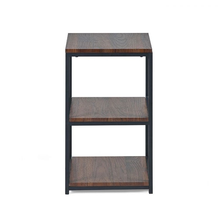 Tribeca Tall Narrow Side Table - Walnut