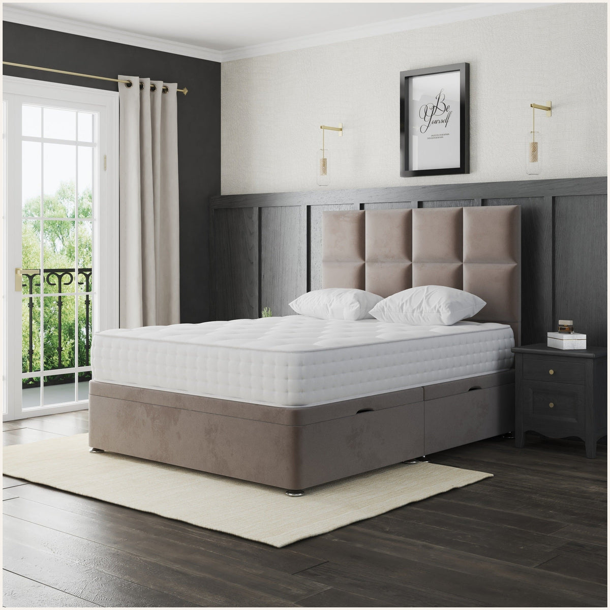 Broadway Side Double Ottoman