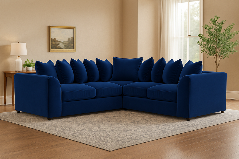 Mayfair Corner Sofa with Scatterback Pillows – Premium Comfort dimensions