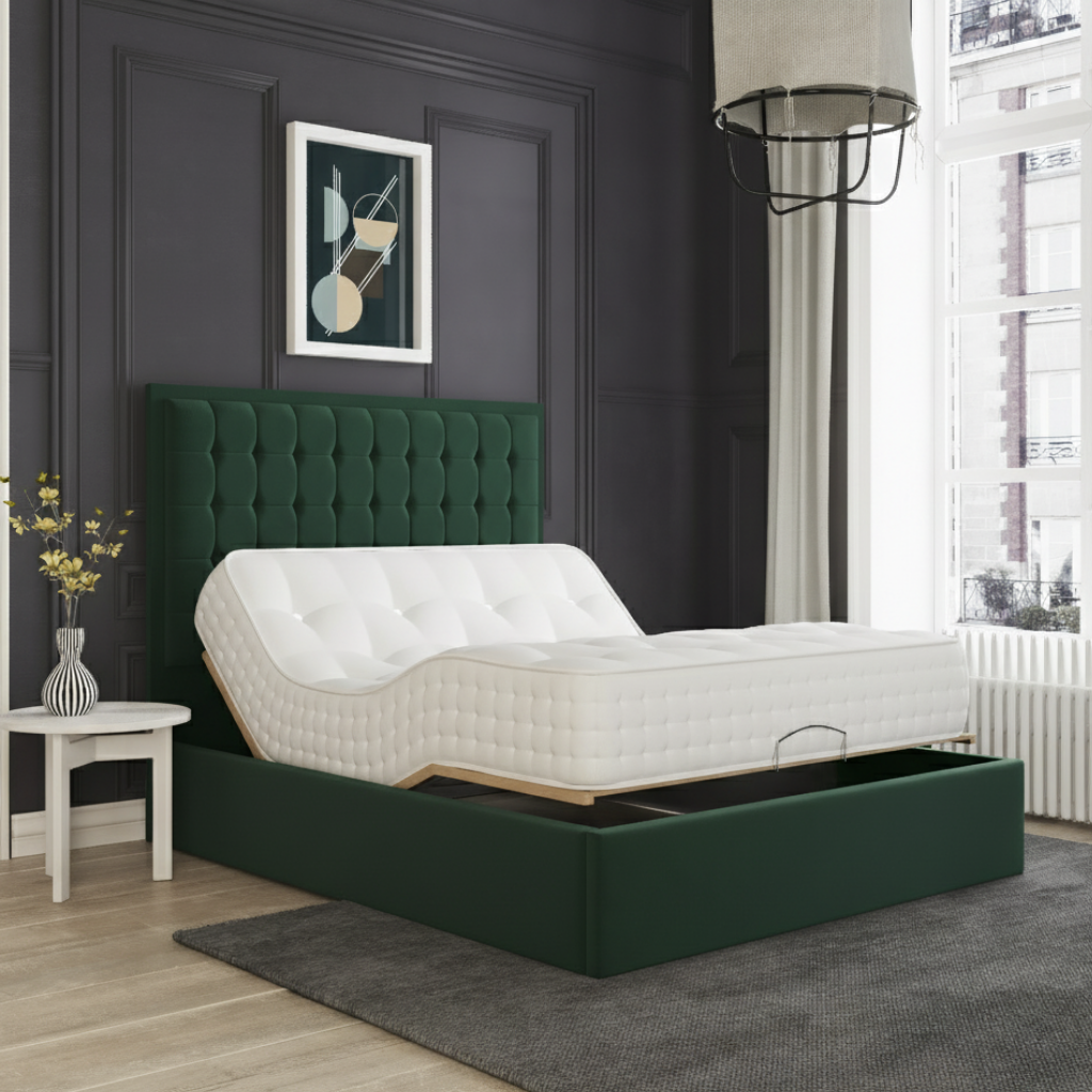 SleepMotion Advance Adjustable Bed with Dual Motors CoolGel Mattress