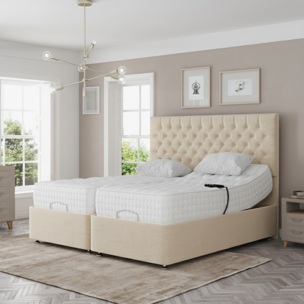 DreamEase Memory Foam 1000 Pocket Adjustable Bed