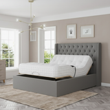HarmonyLift Luxe 9000 Premium Adjustable Bed with Memory Foam Mattress