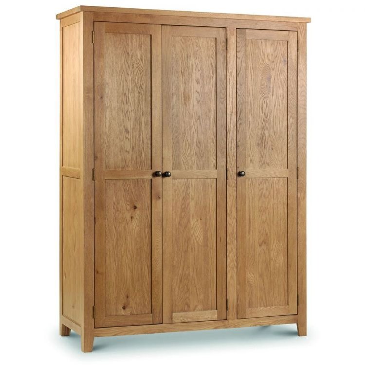Marlborough Oak 3 Door Wardrobe