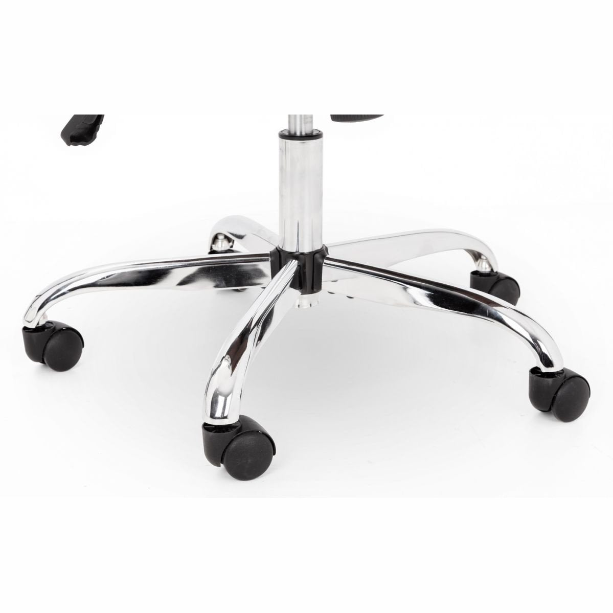 Gio Office Chair - Black & Chrome