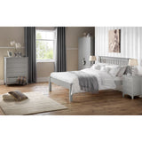 Barcelona Bed - Low Foot End Dove Grey