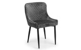 Como & Luxe Grey Dining Set (2 Chairs & Bench)